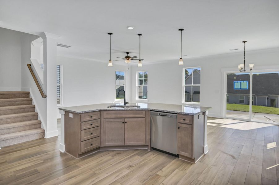 Furnished interior view inside a new home in Ashton Lakes, Lexington (Image 8).