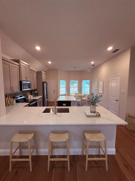 Furnished interior view inside a new home in , Dallas (Image 13).
