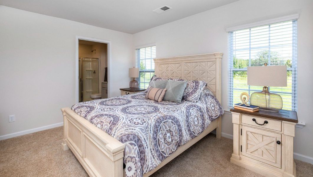 Furnished interior view inside a new home in Lockwood Landing, Supply (Image 11). Furnished interior view inside a new home in Lockwood Landing, Supply (Image 11).
