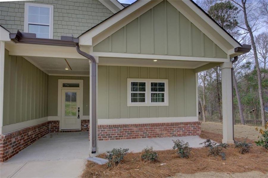 Exterior details and patio area of a home in , Covington (Image 3).