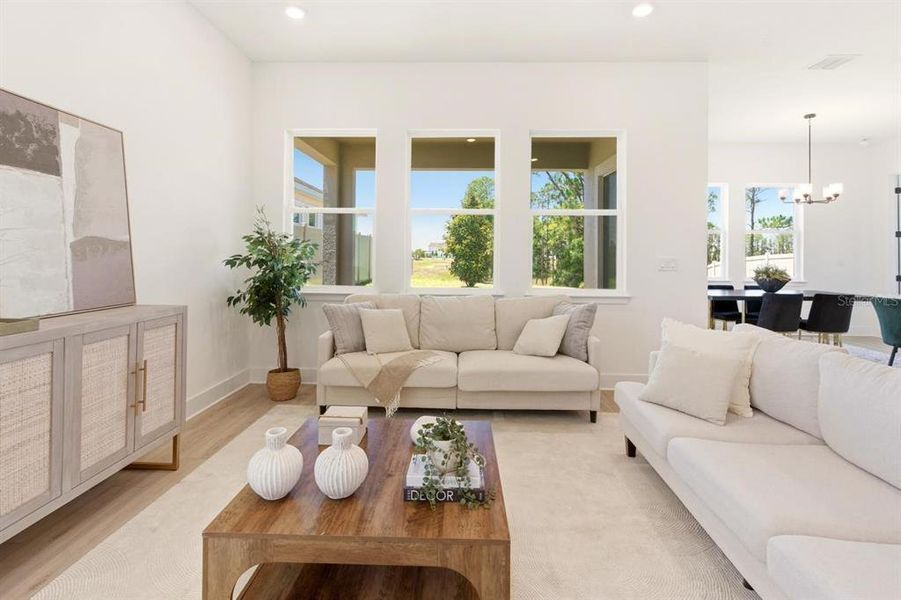 Furnished interior view inside a new home in , Winter Garden (Image 15).
