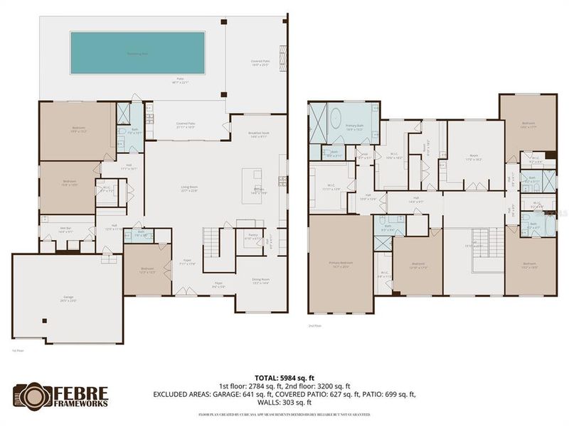 2D floor plan layout of this home in , Tampa, FL (Image 7).