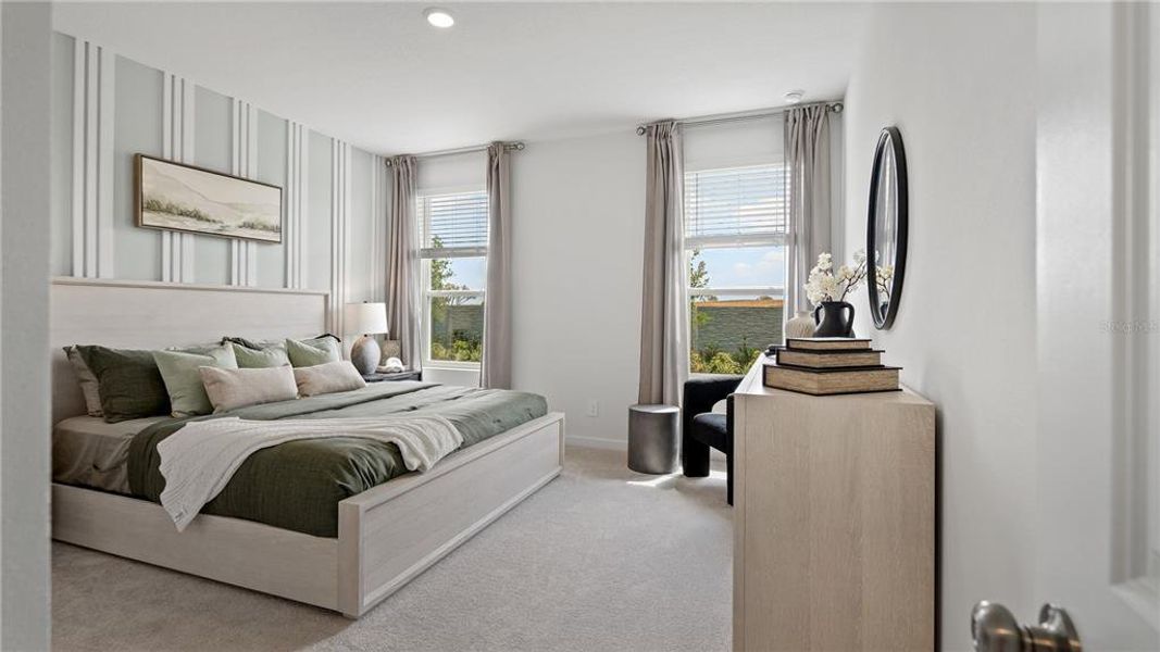 Furnished interior view inside a new home in Wellness Ridge, Clermont (Image 14).