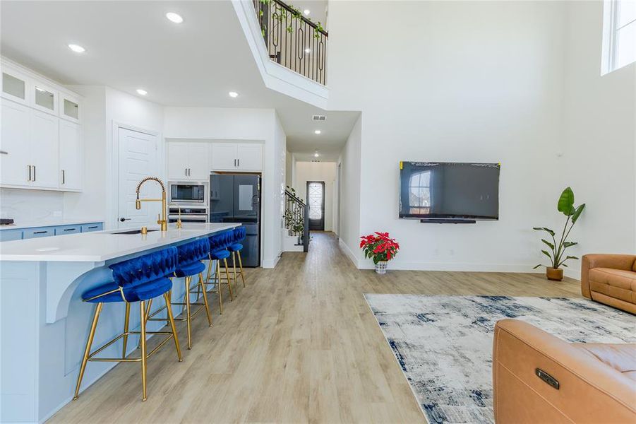 Furnished interior view inside a new home in , Aubrey (Image 29).