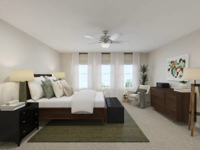 Furnished interior view inside a new home in Oak Ridge Park, Corinth (Image 5).