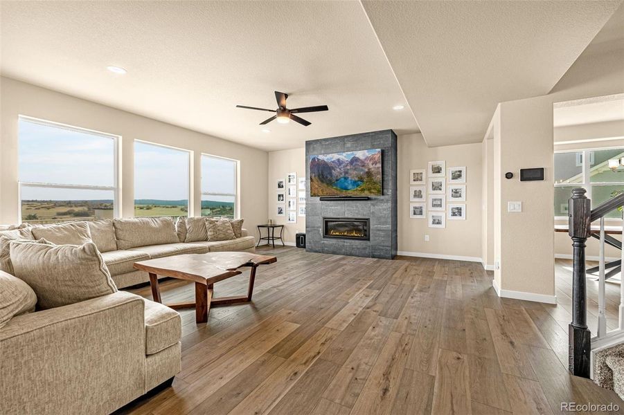 Furnished interior view inside a new home in , Colorado Springs (Image 30). Furnished interior view inside a new home in , Colorado Springs (Image 30).