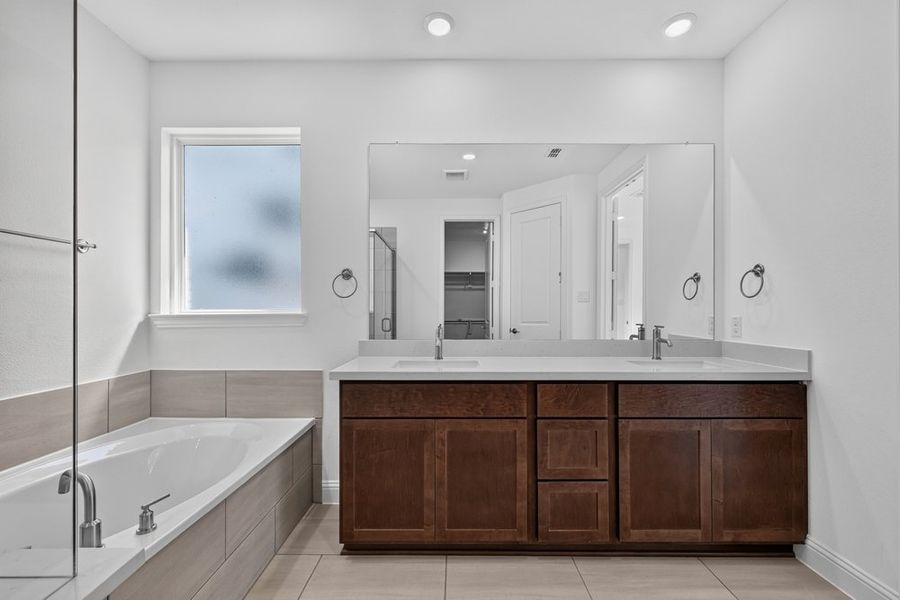 Furnished interior view inside a new home in South Oak, Lakewood Village (Image 11).