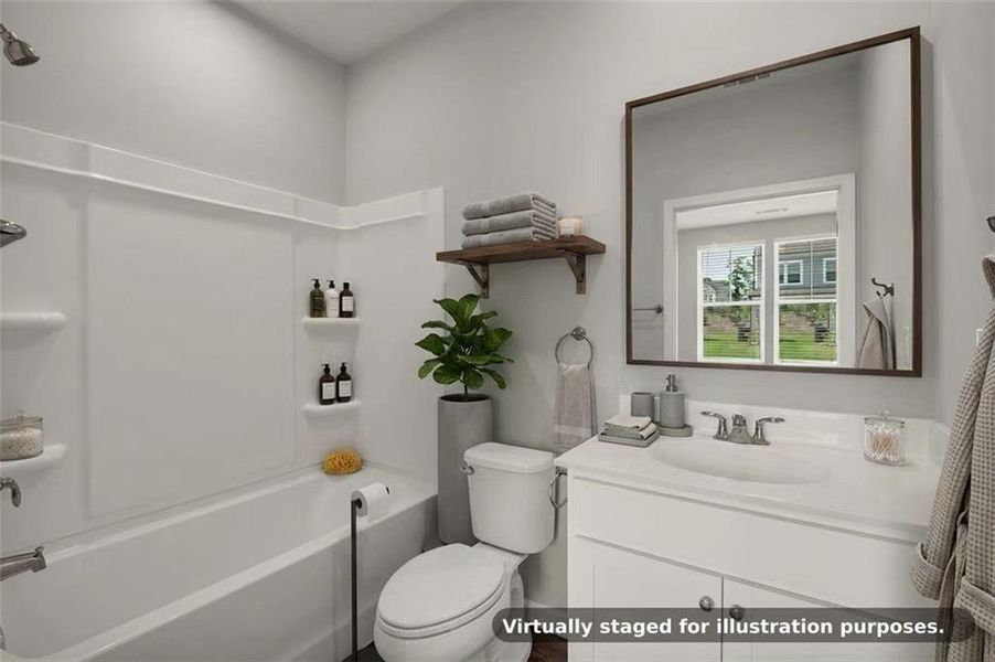 Furnished interior view inside a new home in , Lawrenceville (Image 18).