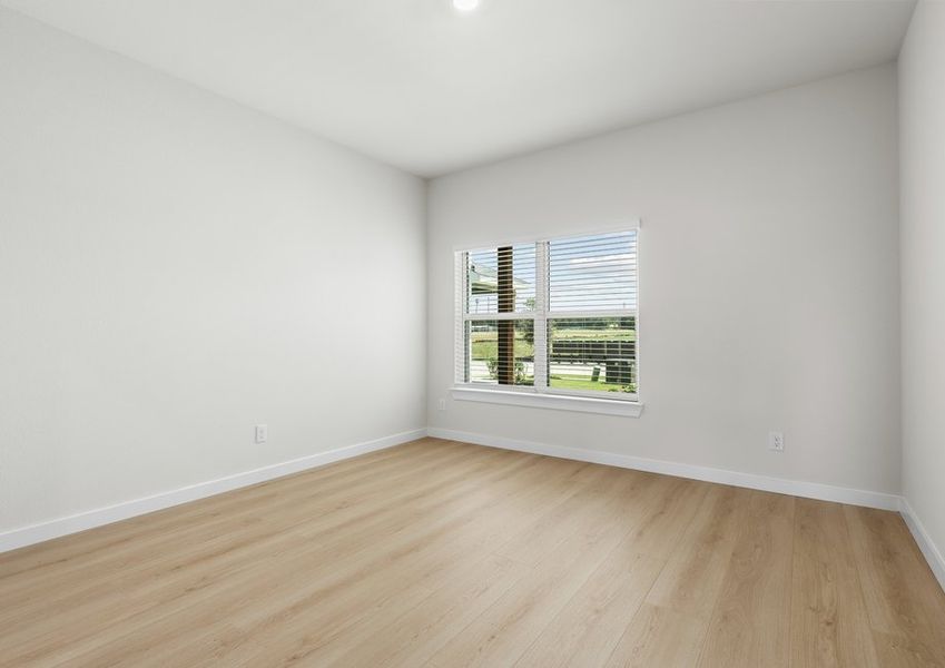 Spacious master suite has a large window for natural light. Spacious master suite has a large window for natural light.