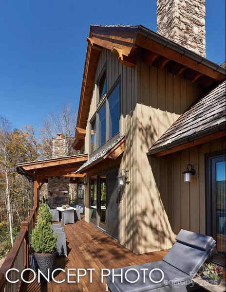 Front exterior of a new home in , Black Mountain, NC, highlighting curb appeal (Image 2).