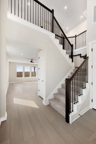 Spacious, unfurnished interior of a new home in Terrace Collection At Turner's Crossing, Buda (Image 22).
