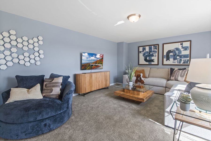 Furnished interior view inside a new home in Bridgeport Single Family Homes, Greenville (Image 37).