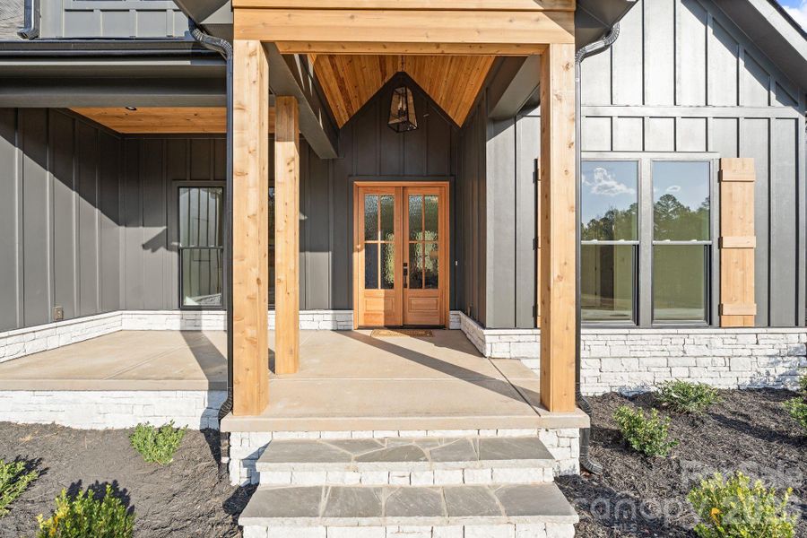 Exterior details and patio area of a home in , Clover (Image 4). Exterior details and patio area of a home in , Clover (Image 4).