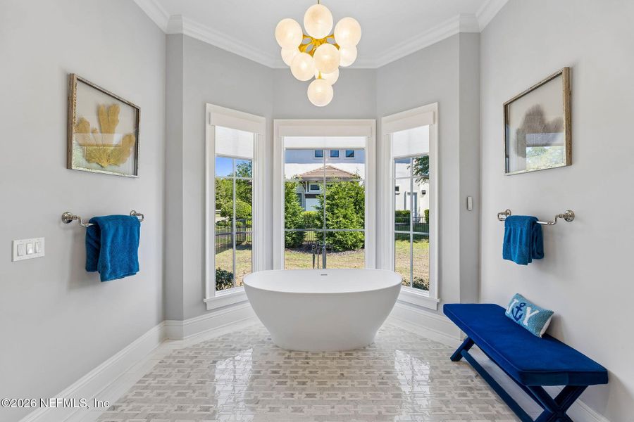 Furnished interior view inside a new home in , Jacksonville (Image 41).