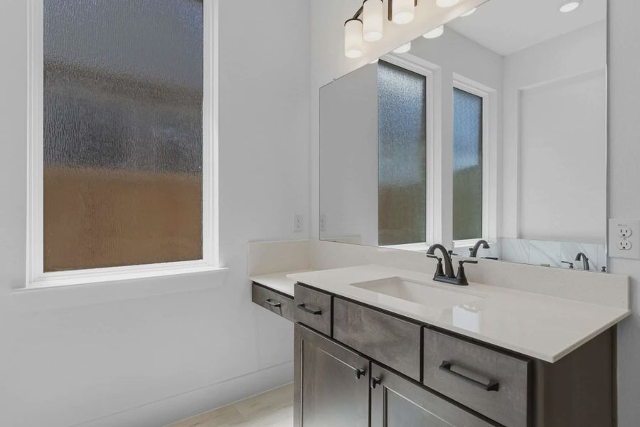 Representative furnished interior of a home built from the Palmer by Chesmar Homes in Riceland Alley Loads, Mont Belvieu (Image 8).