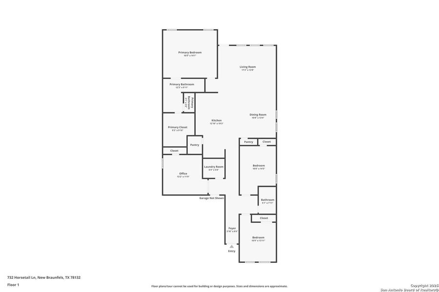 2D floor plan layout of this home in , New Braunfels, TX (Image 3). 2D floor plan layout of this home in , New Braunfels, TX (Image 3).