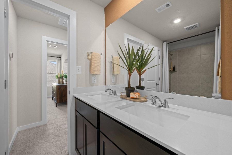 Primary Bath retreat with dual vanities - Representative Photo