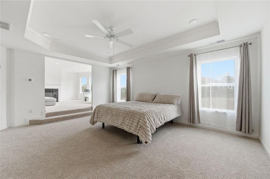 Furnished interior view inside a new home in Water Oak Estates, Lawrenceville (Image 14).