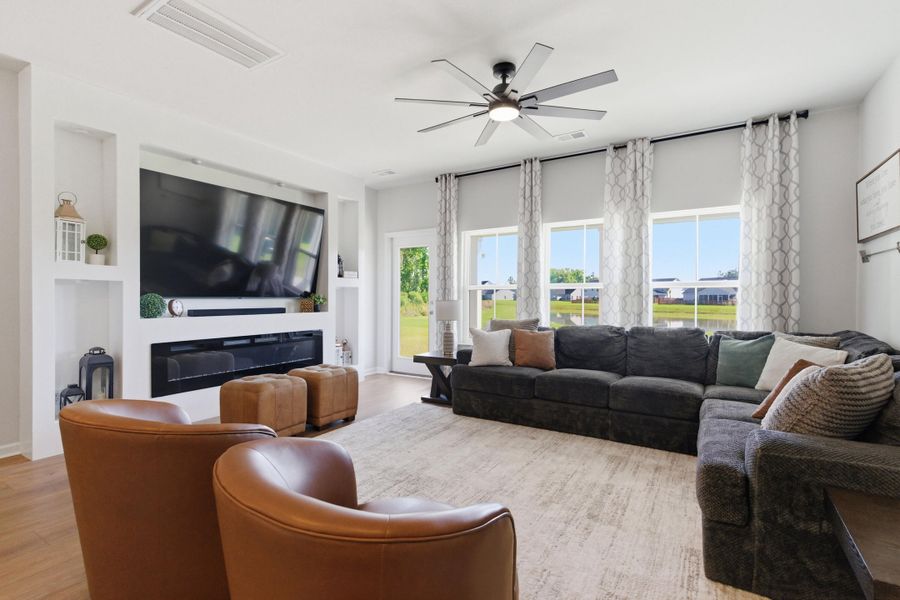 Furnished interior view inside a new home in , Summerville (Image 29). Furnished interior view inside a new home in , Summerville (Image 29).