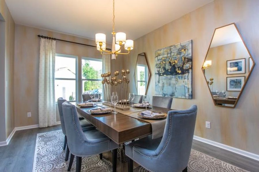 Representative furnished interior of a home built from the Brodrick by True Homes in Heritage Hall, Statesville (Image 13).