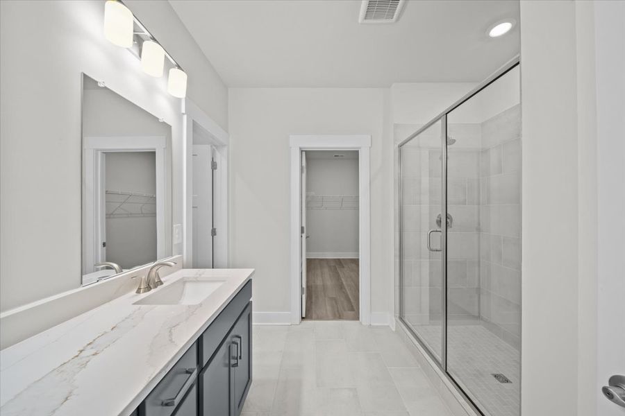 Furnished interior view inside a new home in Cedar Shoals - Signature Collection, Piedmont (Image 10).