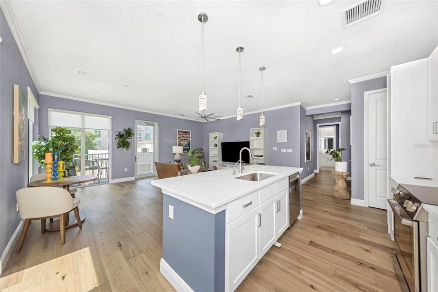 Furnished interior view inside a new home in Castille Urbana, St. Petersburg (Image 18).