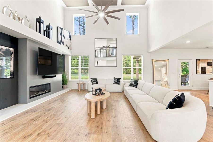 Furnished interior view inside a new home in , Conyers (Image 16).