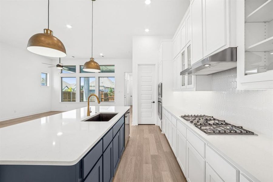 Furnished interior view inside a new home in Karis - Village Series, Crowley (Image 11). Furnished interior view inside a new home in Karis - Village Series, Crowley (Image 11).