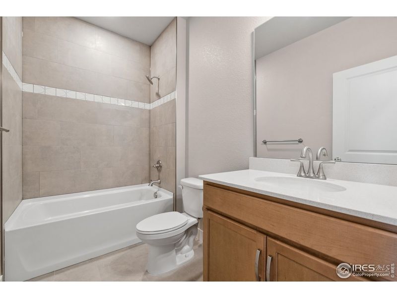 Furnished interior view inside a new home in The Lakes at Centerra - The Shores, Loveland (Image 6).