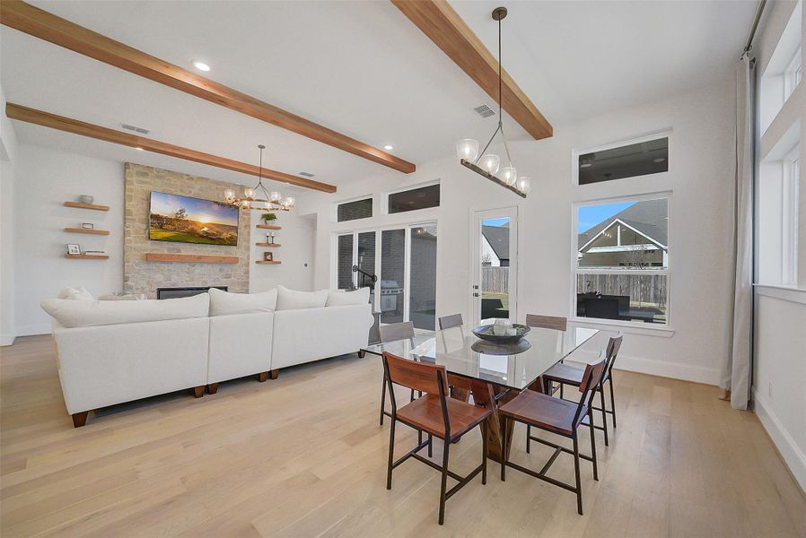 Furnished interior view inside a new home in , Cypress (Image 8).