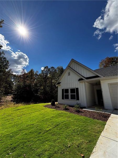 Exterior details and patio area of a home in , Maysville (Image 3). Exterior details and patio area of a home in , Maysville (Image 3).