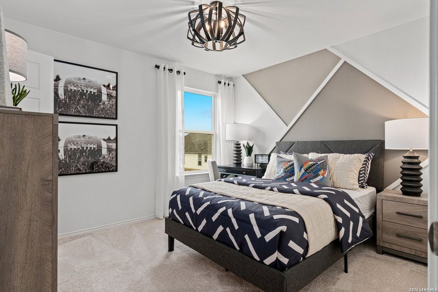 Furnished interior view inside a new home in Meadows at Clear Springs, New Braunfels (Image 7).