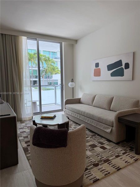 Furnished interior view inside a new home in , Miami (Image 5). Furnished interior view inside a new home in , Miami (Image 5).