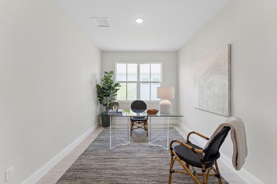 Furnished interior view inside a new home in , Port St. Lucie (Image 46).
