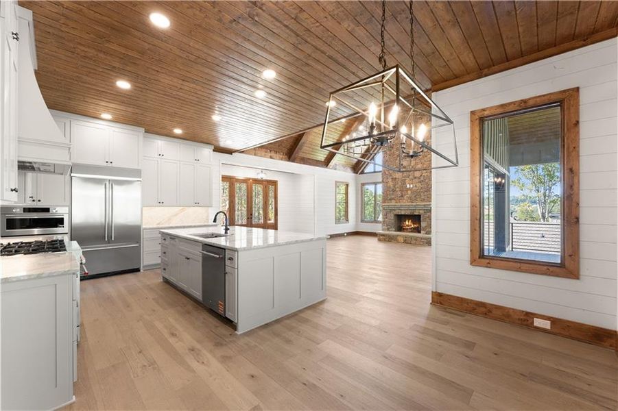 Furnished interior view inside a new home in , Dahlonega (Image 11).