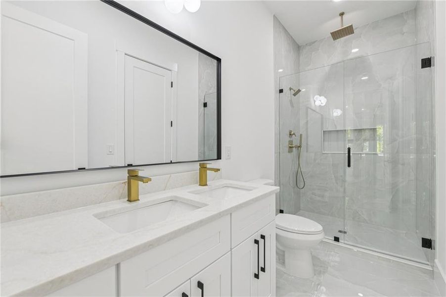 Furnished interior view inside a new home in , Grayson (Image 7).