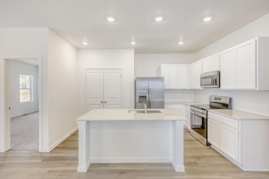 Furnished interior view inside a new home in Ledge Rock, Johnstown (Image 3).