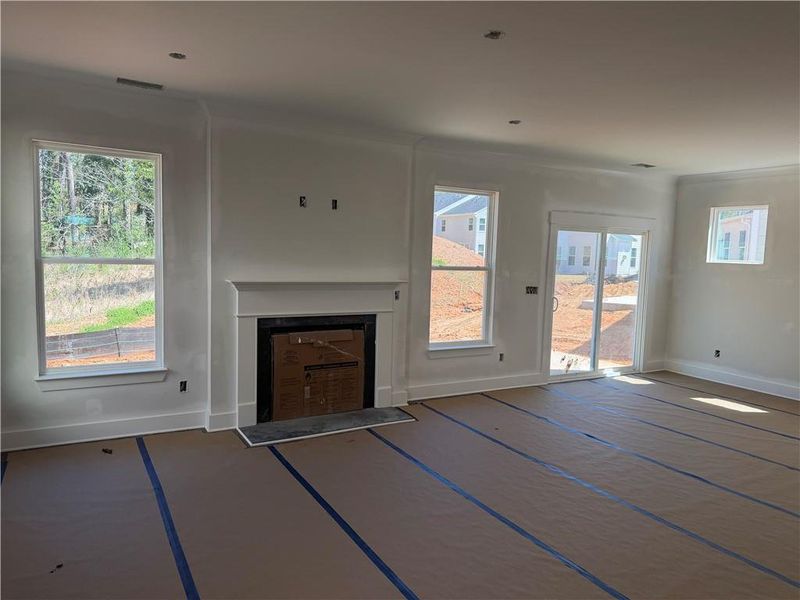 In-progress construction of a new home in Villas at Dawsonville, Dawsonville, GA (Image 39).