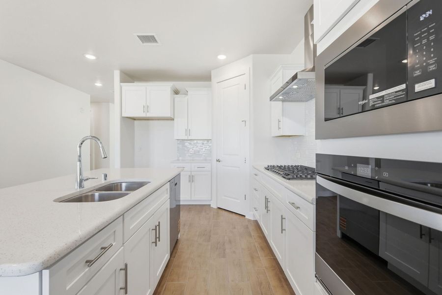 Representative furnished interior of a home built from the Timberon I by Hakes Brothers in Emerald Estates, El Paso (Image 7).