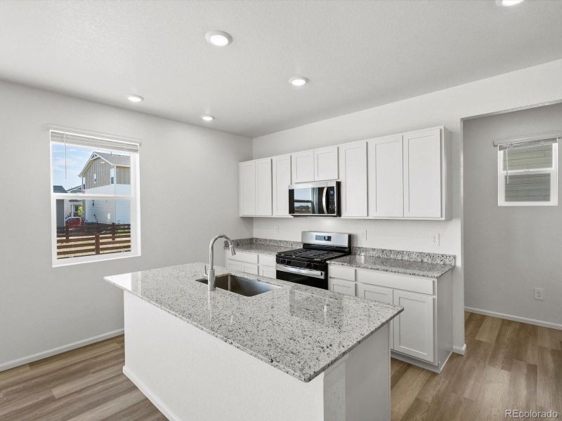Furnished interior view inside a new home in Revere at Johnstown, Johnstown (Image 5).