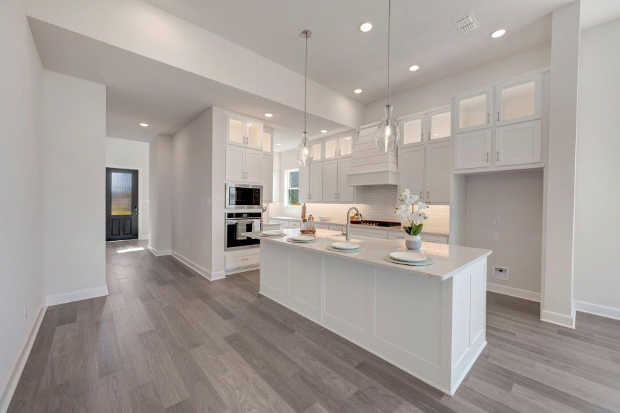 Furnished interior view inside a new home in Grange 45' Homesites, Katy (Image 7).