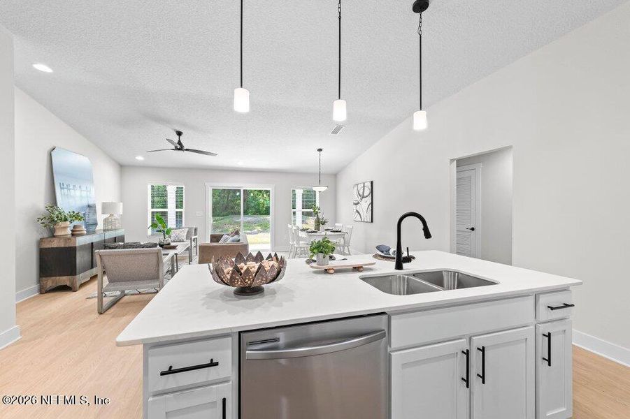 Furnished interior view inside a new home in , Jacksonville (Image 16).