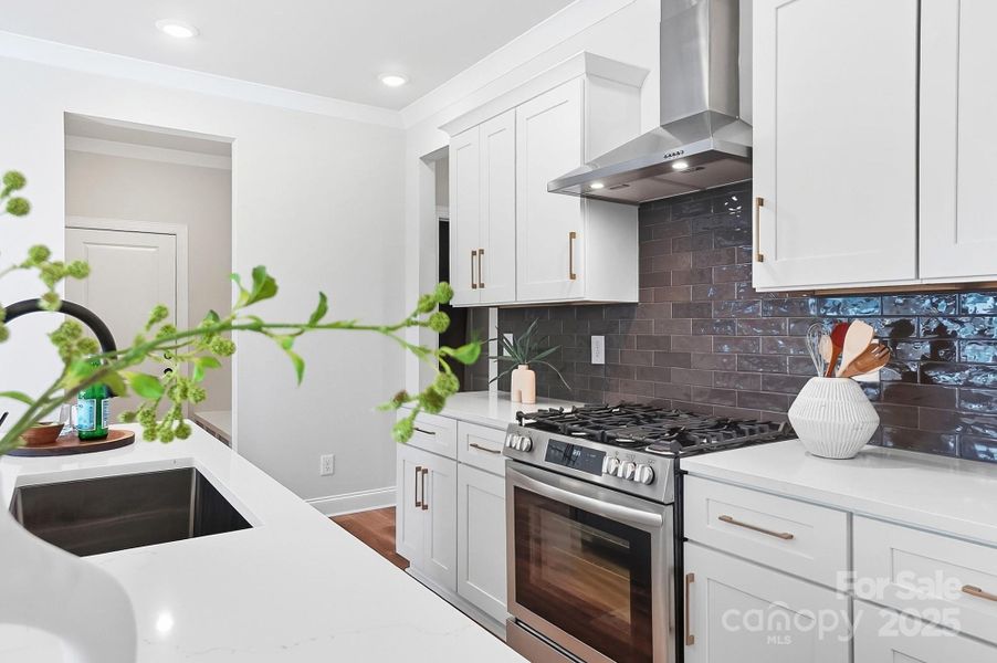 Furnished interior view inside a new home in , Charlotte (Image 29).
