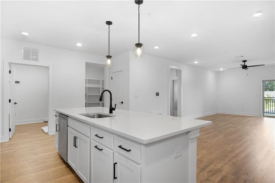 Furnished interior view inside a new home in , Cumming (Image 10).