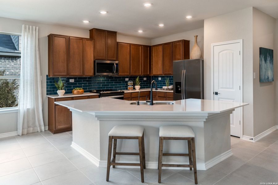 Furnished interior view inside a new home in Shoreline Park - Classic Collection, Boerne (Image 3).