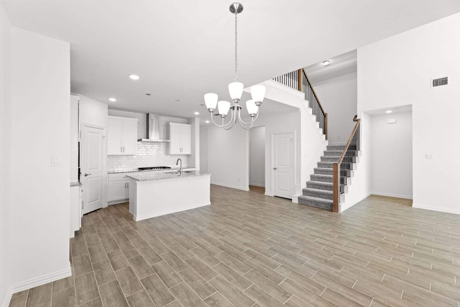 Representative unfurnished interior of a home built from the Salado by UnionMain Homes in Legacy Hills, Celina (Image 48).