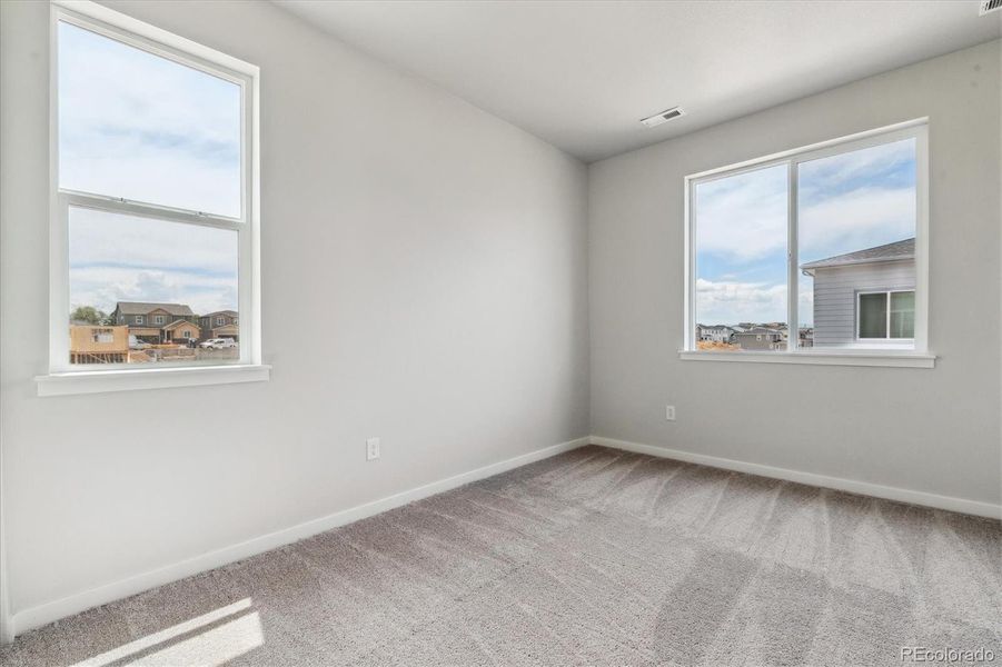 Spacious, unfurnished interior of a new home in Paired Homes at Alder Creek, Parker (Image 21). Spacious, unfurnished interior of a new home in Paired Homes at Alder Creek, Parker (Image 21).