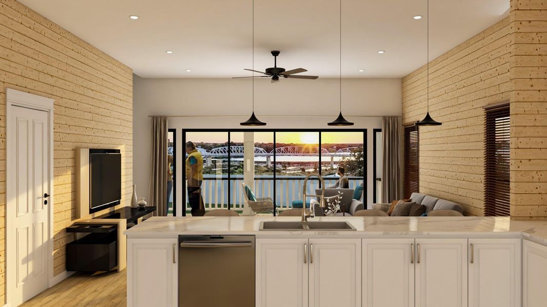 Furnished interior view inside a new home in , Llano (Image 2). Furnished interior view inside a new home in , Llano (Image 2).