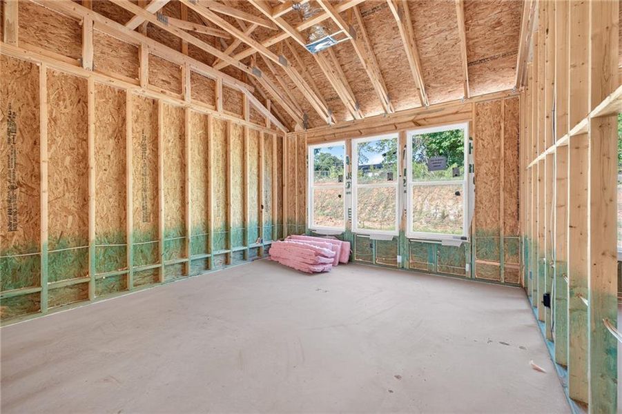 In-progress construction of a new home in , Athens, GA (Image 12).
