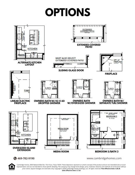 2D floor plan layout for the Becker by Cambridge Homes in Ribbonwood, Aubrey, TX (Image 5). 2D floor plan layout for the Becker by Cambridge Homes in Ribbonwood, Aubrey, TX (Image 5).